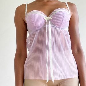 Sheer Lavender Teddy - La Vie En Rose